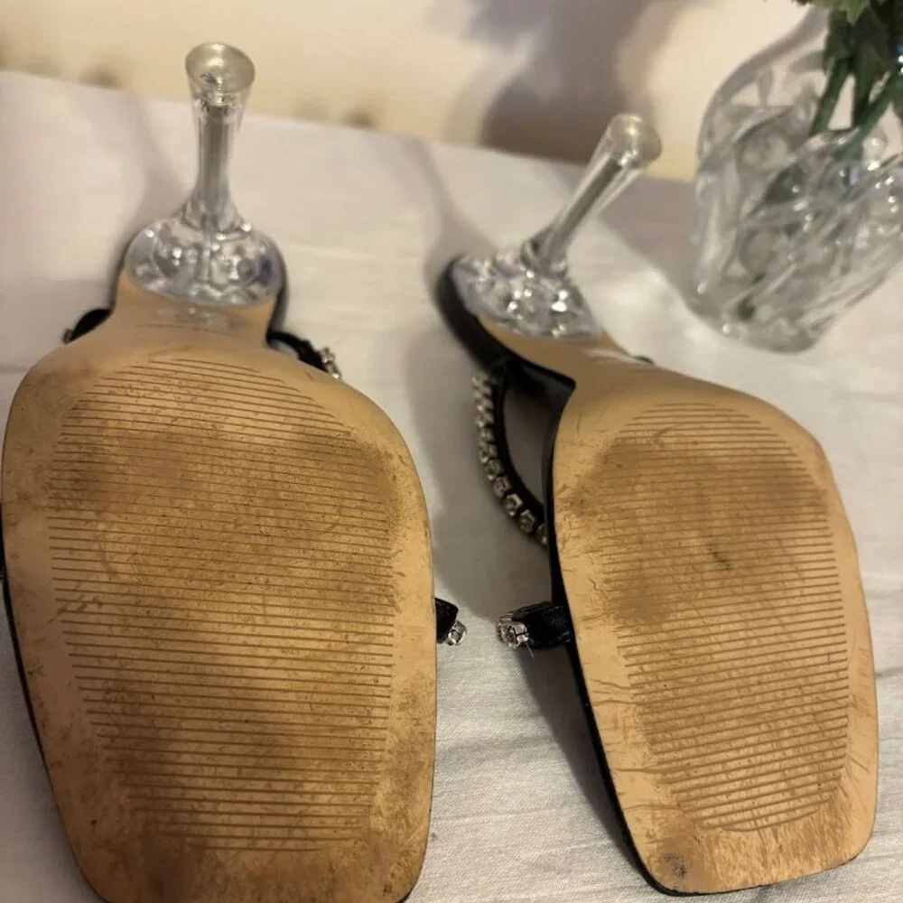 Nine West Black Shoes - size 8 - Picture 11 of 12